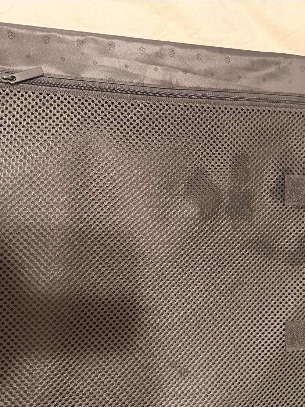 Authentic Rimowa Black Mesh Portfolio Organizer 27” x 16.5” (stained)